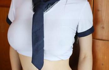 美媛馆 – 唐琪儿il的校服图包，谁说学霸只乖乖坐教室啊？
